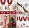 3 Pieces 59 Feet Christmas Foil Tinsel Garland, Metallic Tinsel Twist Garland Shiny Hanging Decorations for Holiday Tree, Party Supplies for Christmas (Red)